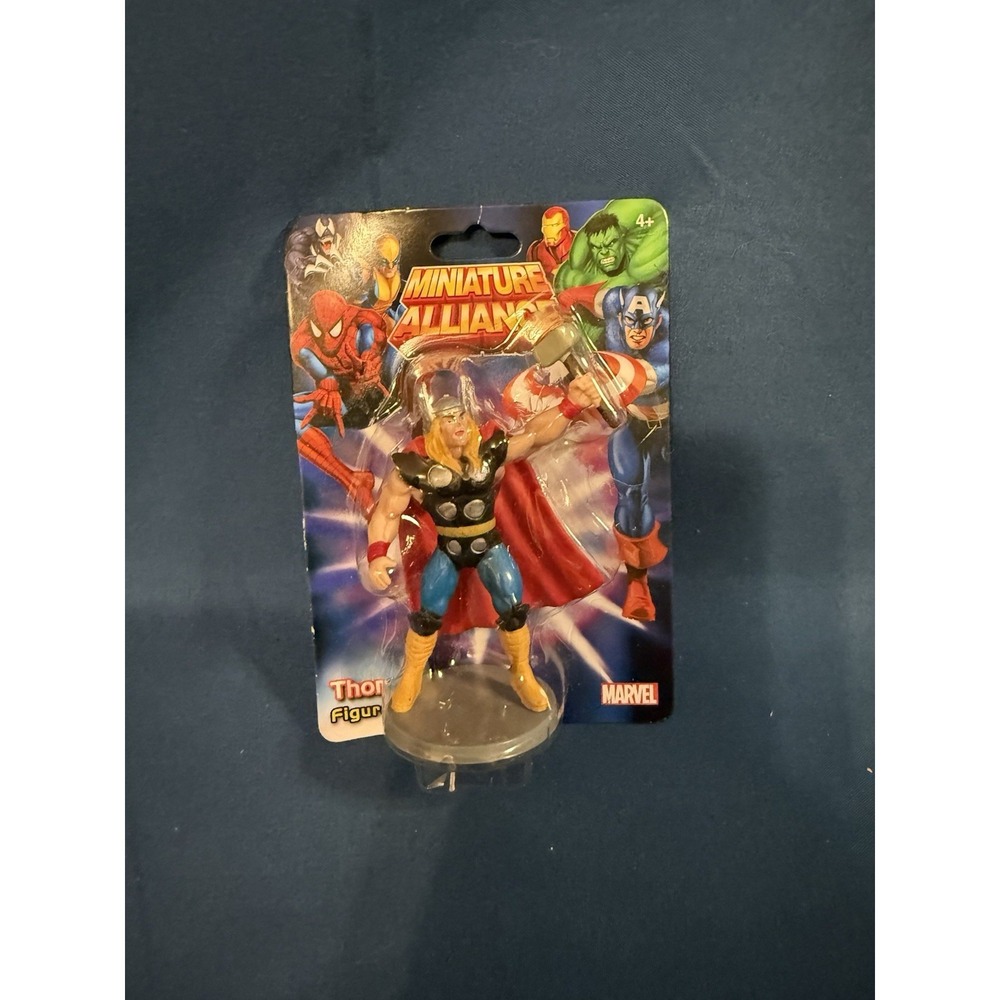 Miniature Alliance Thor Figure Mini Cake Topper Marvel Avengers‎ 3" 2013